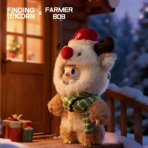 [FINDING UNICORN] FARMER BOB FURRY RUDOLPH BOB Collection Figurine Toys for Modern Home Decor Collectible Art Toy Cute Figures Desktop Ornament Collectible Toys Birthday Gifts