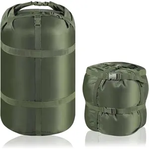 Ultralight Portable Compression Sack for Sleeping Bag 15L/27L/45L Space-Saving Stuff Sack for Backpacking Camping Hiking