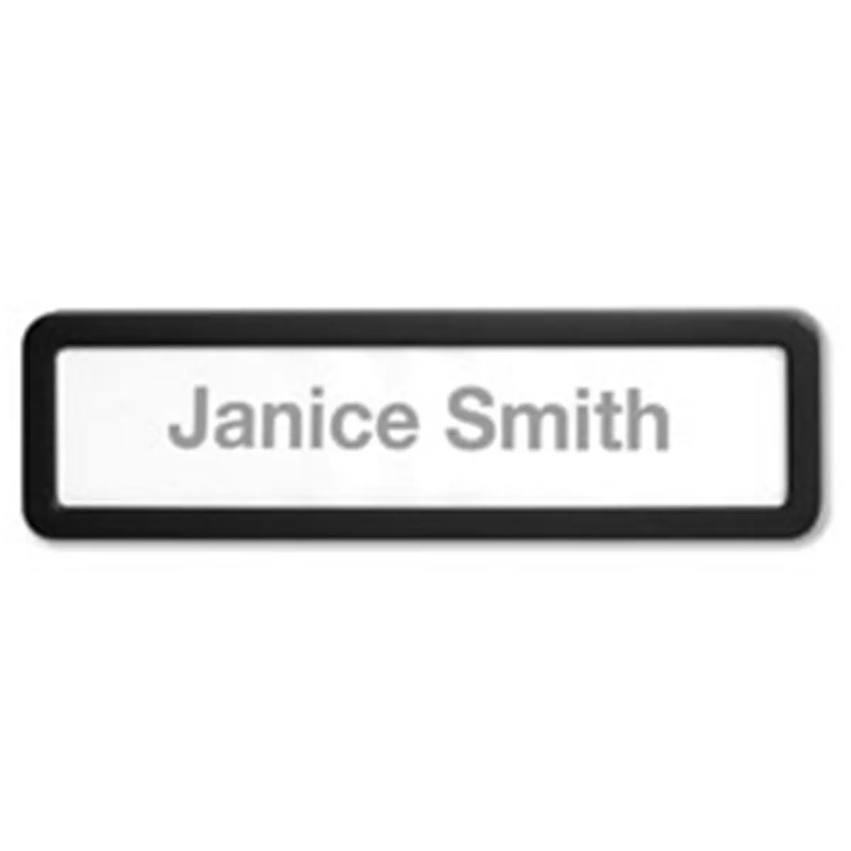 212 MAIN High-Impact Recycled Plastic Cubicle Nameplate - Custom Nameplate for Office Use, Compatible with Cubicle Fabric Panels and Vertical Metal Surfaces, Cubicle Fabric Panel
