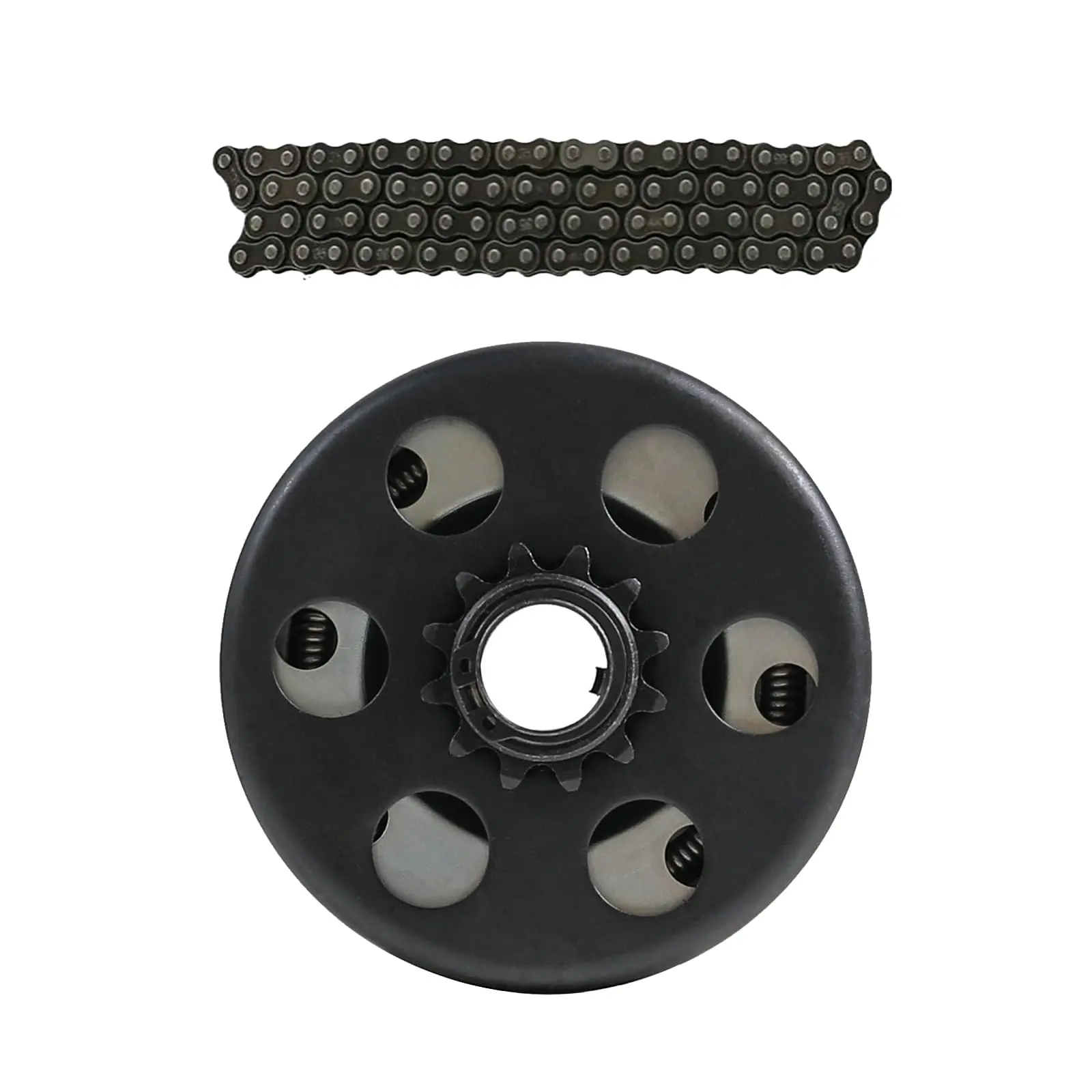Motorcycle Centrifugal Clutch 20mm Bore 12 Tooth 212cc + #35 116 Links Chain for Mini Dirt Pit Bike Go Kart Trike Drift ATV UTV GX160 GX200 GC160 GC190 GX120 GX140 Harbor Freight Predator Greyhound