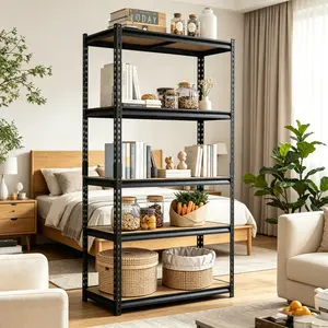 2000LBS Heavy Duty Garage Storage Shelves, Industrial Metal Storage Rack for Warehouse, Basement, Workshop & Utility Room