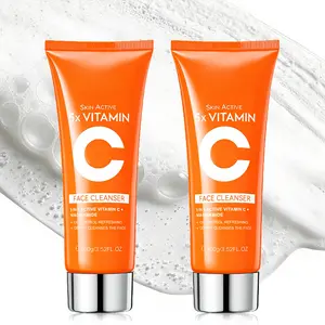 Facial Cleanser with Vitamin C and Niacinamide,Lightweight Daily Face Wash for Clean andRefreshed Skin, 3.52 oz