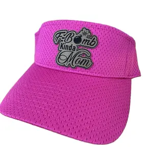 Visors: Good Moms or FBomb Moms. Vented material with Velcro strap Adjustable Hat Custom lLaser Engraved Sun Hat Hat Breathable Cap  Hat