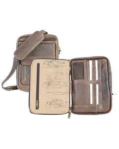 Scully Men's Leather Briefcase - 37-29