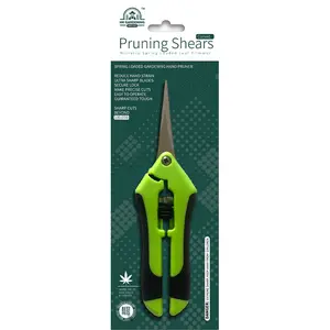 HK Gardening Curved Blade Scissors Stainless Steel Gardening Plant Hemp Garden