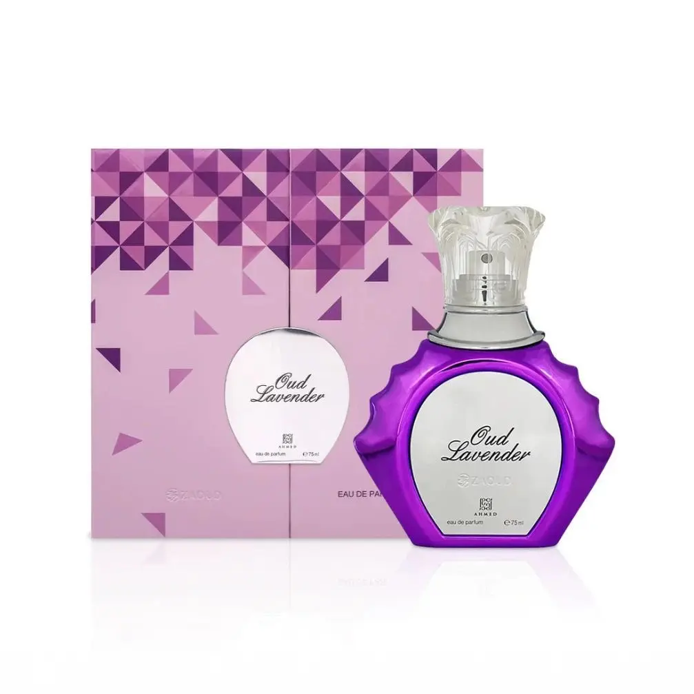 This Oud Lavender perfume carries the romantic encounter between ebony and lavender in an amethyst bottleTop note fresh lavender soothes the nerves, middle note warm ebony interwoven wood warmth, base note musk lingeringElegant healing fragrance
