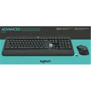 Logitech  MK540 Wireless Keyboard Mouse Combo, Black