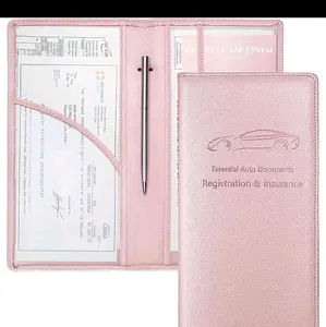 Registration and  Holder, Pu Leather  Registration and  Card Holder  Document Holder for Cards, Essential Document, Driver License ()