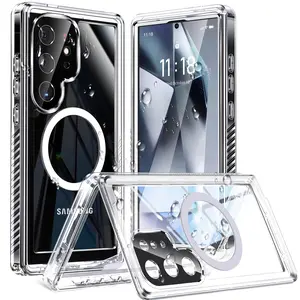 Humixx Waterproof Case for iPhone 13 14 15 Pro Max Case,for Samsung Galaxy S23 S24 Ultra Google Pixel 8 Pro, 360° Full Body Protection, Diving Friendly IP68 Underwater Full-Body Shockproof Dustproof Case Clear, with Lanyard, Summer Water Sports Gifts