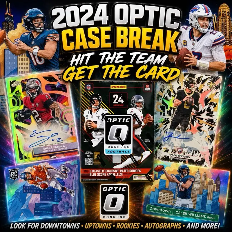 ** FULL CASE ** 2024 OPTIC SEALED CASE BREAK (20x BLASTERS) RANDOM TEAM DOWNTOWN CHASE!