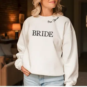 Floral Bride Custom Crewneck