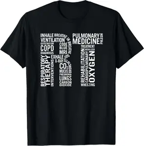 100% Cotton  Unisex Respiratory Therapist Shirts T-Shirt