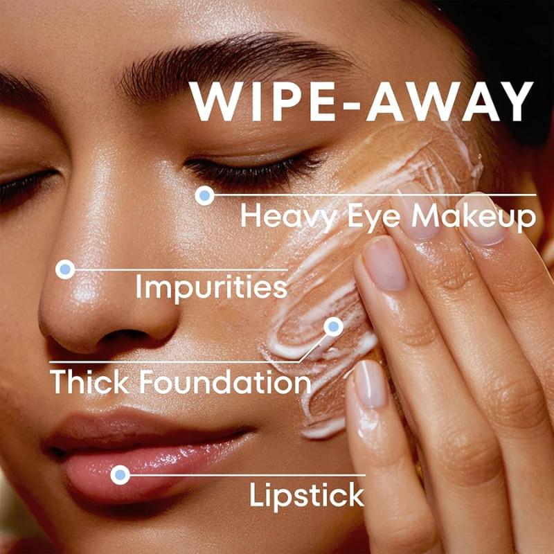 Deep Double Cleansing Makeup Remover Oil, 150ml/5.07fl oz Gentle Makeup Cleansing Oil, Deep Cleansing Oil, Facial Cleansing Product for Women & Girls Cleanser Cosmetic