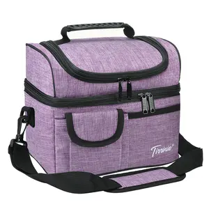 Tirrinia Lunch Bag Tote Bag Lunch Organizer Lunch Holder Insulated Lunch Cooler Bag for Picnic Work for Women/Men