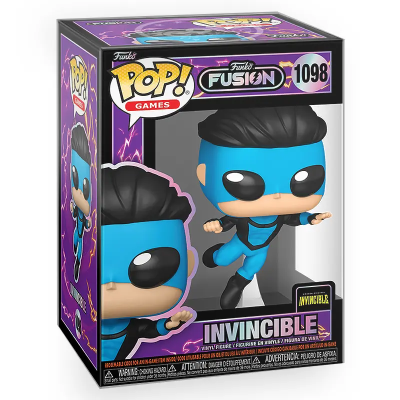 Funko POP TV: Invincible - Invincible in Blue Suit Vinyl Figure with Premium Box Protector Included