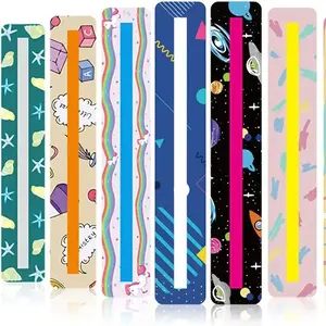 Mixed Color Reading Tracking Tool, 8 Counts/set Reading Tracker Tool, Guided Reading Tracking Tool, Visual Learning Tools, Office Stationery & Supplies, Teacher Supplies