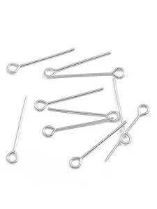 DIY Jewelry Making Supplies, 9-Piece Iron Needle Set, Electroplated Handmade Beading Tools, Essential Craft Accessories