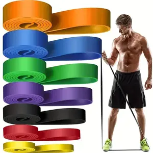 Latex Resistance Band Pull-Up Assist Band, High Elasticity Fitness Tpe Exercise Band, Home Workout Equipment for Strength Training, Workout Bands, Muscle Training Equipment