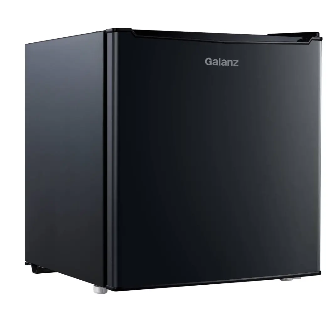 1.7 Cu ft One-Door Mini Refrigerator, Black,