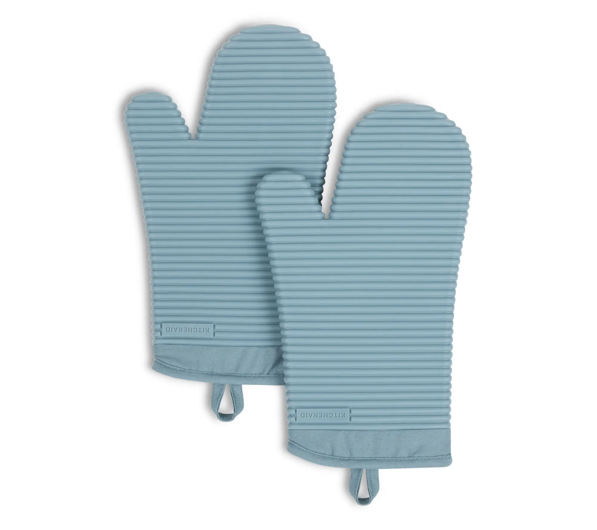 KitchenAid Ribbed Soft Silicone Oven Mitt 2 Pack-Set KitchenAid Ribbed Soft Silicone Oven Mitt 2 Pack-Set