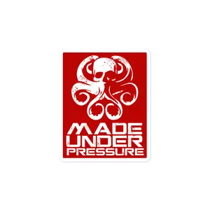 Red Diver / Made Under Pressure stickers