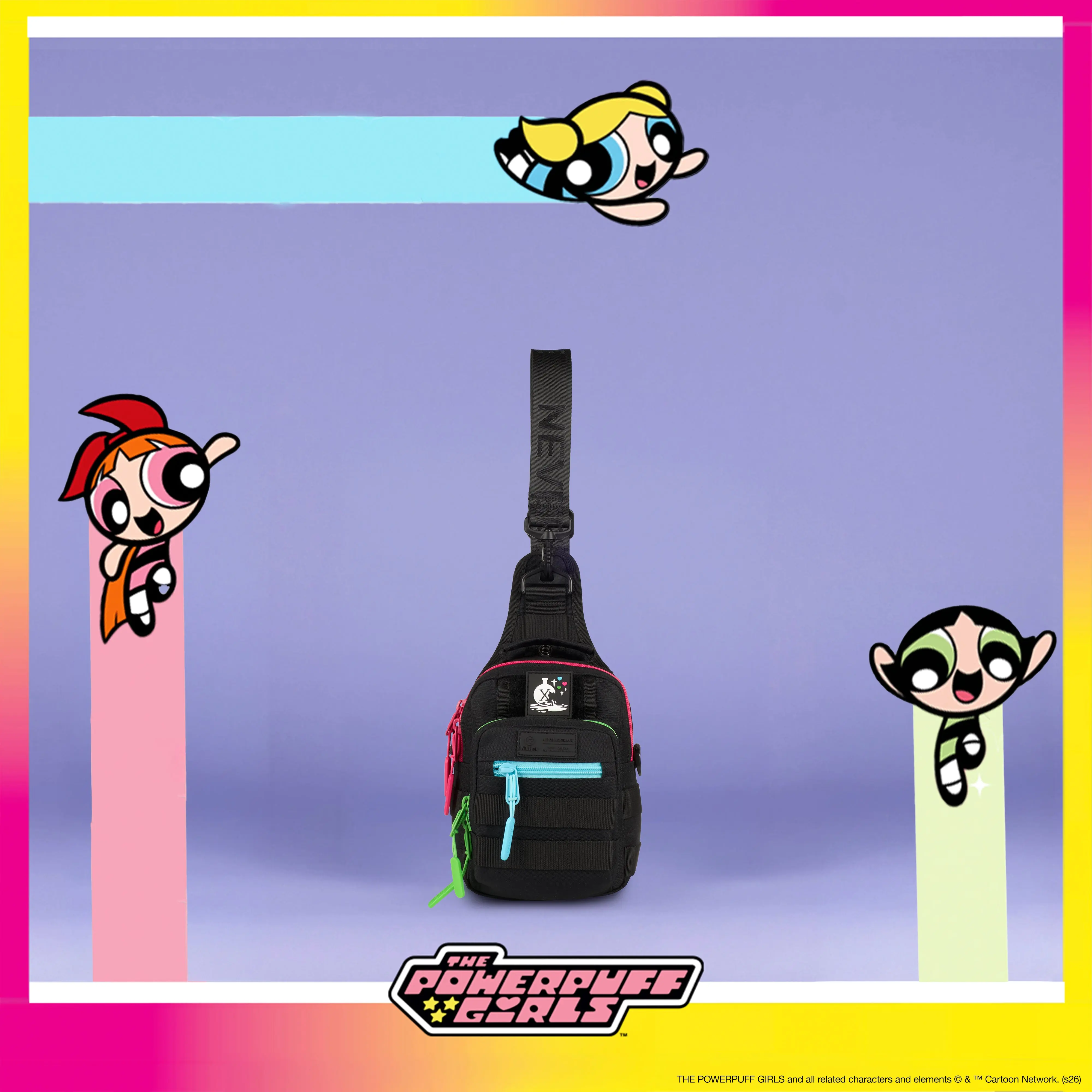 4L Mini Tactical Sling Bag Powerpuff Girls