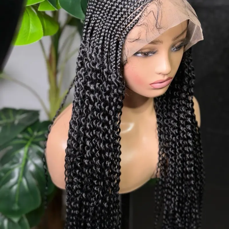 Braided 360 Lace Wig with Natural Look and High-Quality Material for Everyday Wear