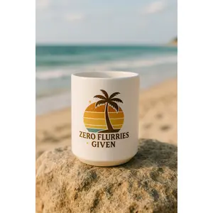 Zero Flurries Given Mug — 15oz Winter Escape Vibes | Mug 15oz