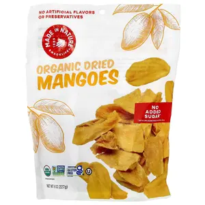Made in Nature Organic Dried Mangoes, 8 oz (227 g) Made in Nature Organic Dried Mangoes, 8 oz (227 g)