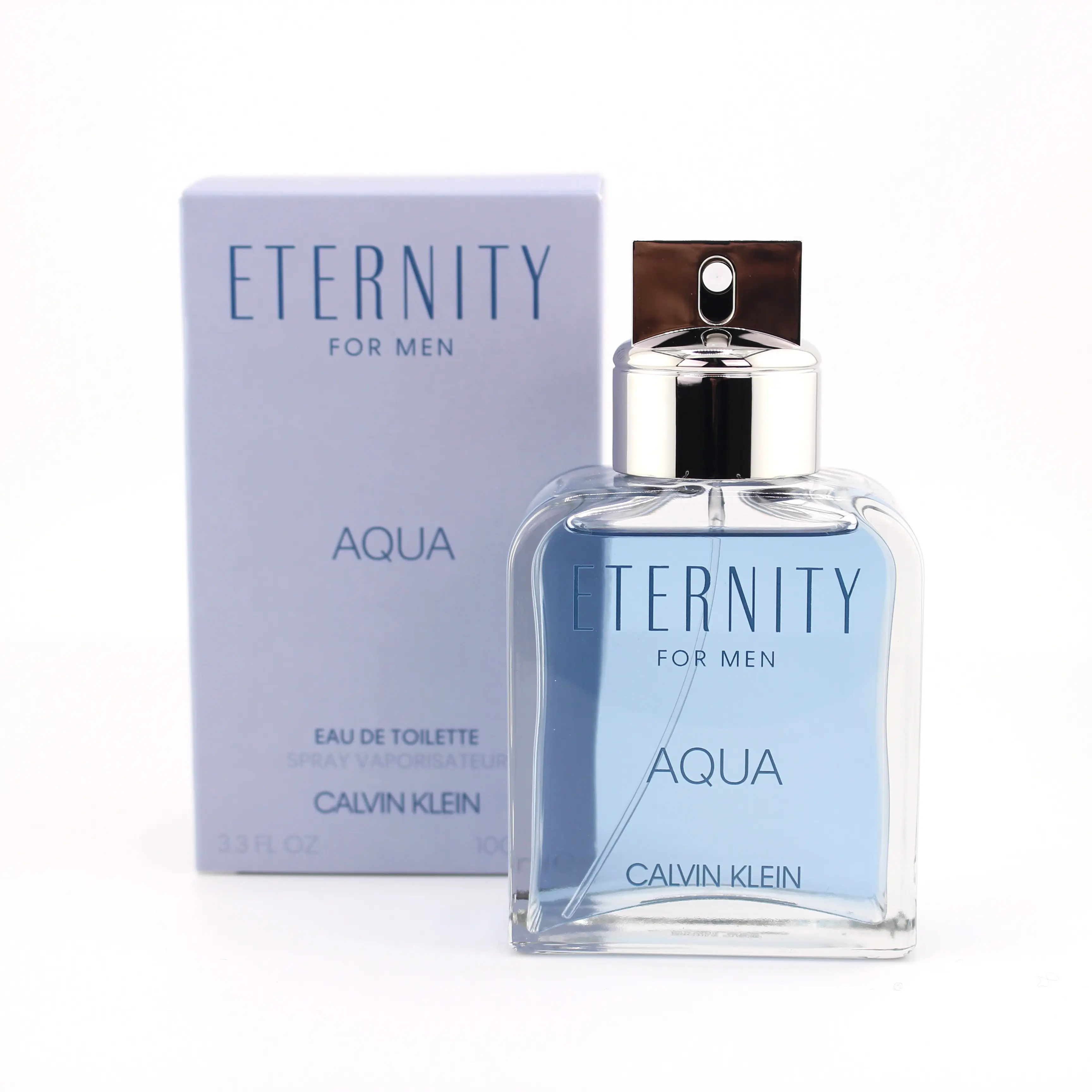 Calvin Klein Eternity Aqua Men's Eau de Toilette (100ml) - Men's Fragrance for Daily Wear, Long-Lasting Scent When Applied to Skin