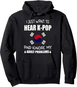 Kpop Korean Pop South Korea Merchandise Gift Pullover Hoodie - Taliyaannhun Shop 21B08P4N6MD9