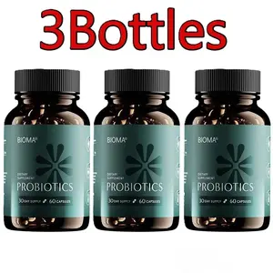 3 Pack BIOMA Probiotics Digestive Health Gut Support for Men & Women 60 Capsules