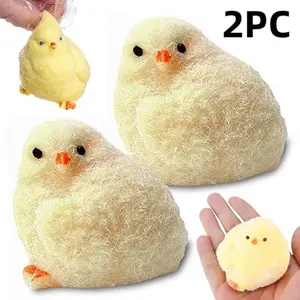 Super Soft Chicken Tababa Squid Squeeze Toy, Kawaii Sticky Fidget Toy, Handmade Stress Relief Toy for Office, Home, Learning