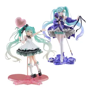 AMP+ Series Hatsune Miku 2025/2024 Birthday Party Ver. PVC Anime Figure Official Figurine Collectible Model Table Ornament Fan Collection Holiday & Birthday Gifts