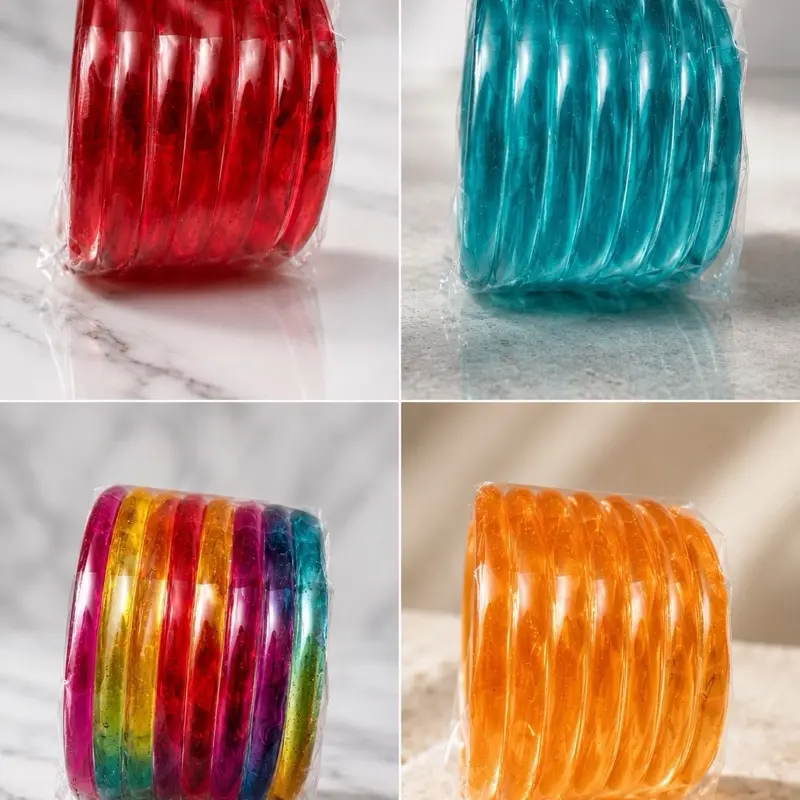 KAREENA JELLY BANGLE 6mm 8PCS KAREENA JELLY BANGLE 6mm 8PCS