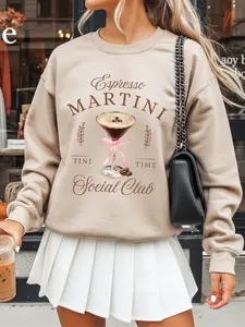 Espresso Martini Social Club ~ Unisex Crewneck Sweatshirts Printed in the USA