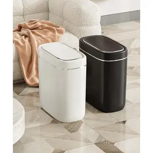 New Smart Trash Can for Home Use, High-End Feel, Automatic Sensor Trash Can for Bathroom and Living Room Wastebasket