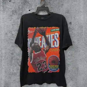 [Sale Up To 25%] Vintage 90s Michael Jordan 1998 Championship Shirt Homage, Chicago Basketball Retro Graphic Tee, 90s Bootleg Style Sports Top, GOAT Legend Tribute Apparel