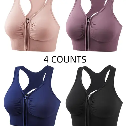 Women's Plus Size Hollow Back Zipper Yoga Tank Top, Tight-Fitting All-Season Compression Workout Top, Activewear, Athletic Fitness Top, All Seasons Activewear