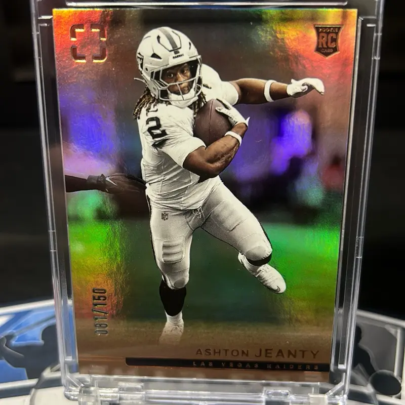 ASHTON JEANTY 2025 PHOTOGENIC FOOTBALL ROOKIE BRONZE /150 #126 RAIDERS Q7344