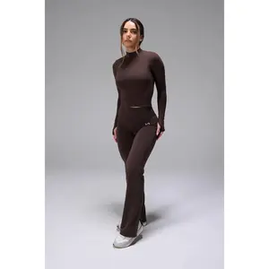 Essential Seamless Mock Neck Long Sleeve