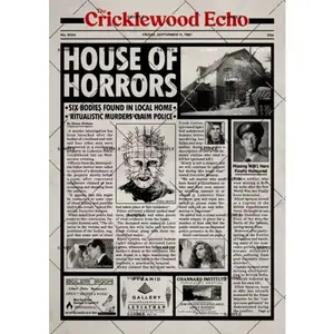 Hellraiser Newspaper Poster Print