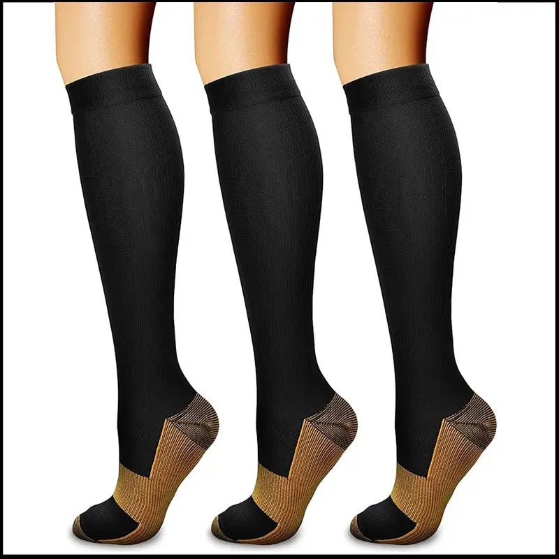 3 pairs of packs 22 spliced black/black/