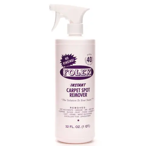 32oz Portable Pet Spot Cleaner - Odor & Stain Removers for Dogs, Nontoxic Cleaning, Odor Free Stain Removal Solutions, Grease & Oil Lift, No Rinsing, Non-Flammable Multi-Use Liquid for Rugs
