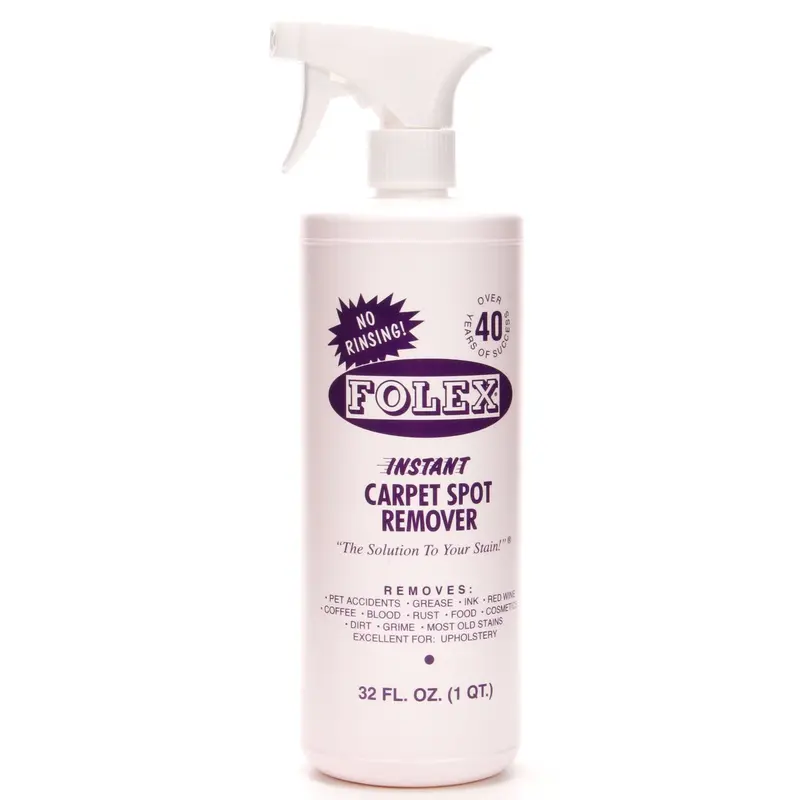 32oz Portable Pet Spot Cleaner - Odor & Stain Removers for Dogs, Nontoxic Cleaning, Odor Free Stain Removal Solutions, Grease & Oil Lift, No Rinsing, Non-Flammable Multi-Use Liquid for Rugs