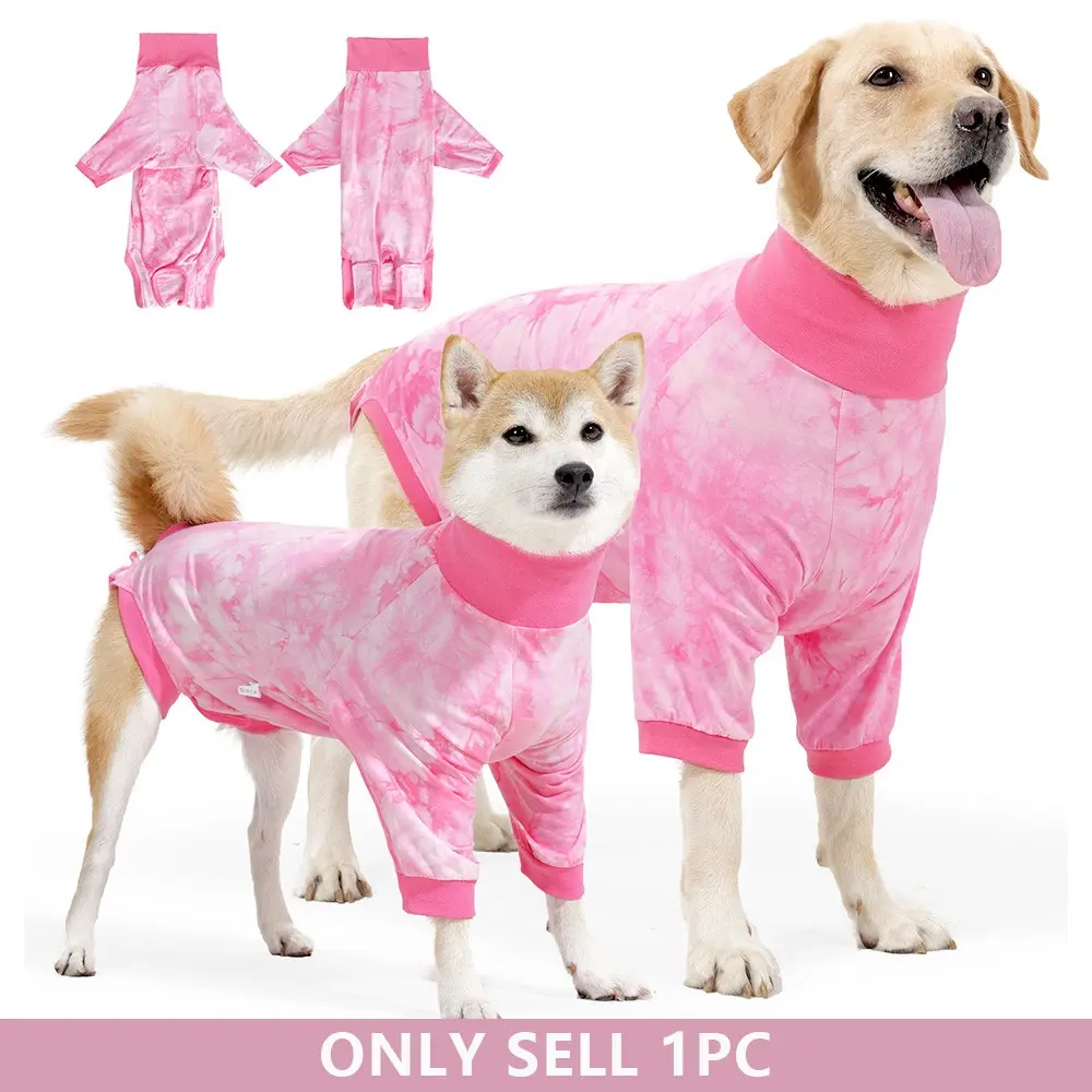 Recovery Suit for Dogs - Soft Onesie Dog Surgery Suit for Female Male Dogs, Breathable Surgical Recovery Suit Prevent Licking Spay Recovery Suit Dog E-Collar & Cone Alternative