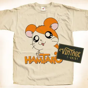 Hamtaro T shirt Tee , Vintage Cotton Movie Poster Shirt, Gift
