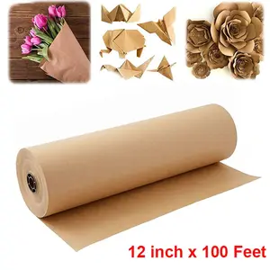 Brown Kraft Paper Roll Wrapping Paper for Gifts  Art & Craft  Printing