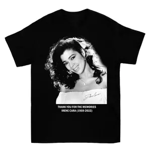 Signature Retro Irene Cara Classic Black Size Unisex T-Shirt