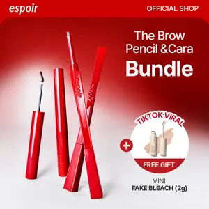 [mothersdaygift][Espoir Official][Bundle] The Brow Balance Pencil & Fixing Cara | Precise Brow Pencil & Long-Lasting Brow Mascara | mothersdaygift